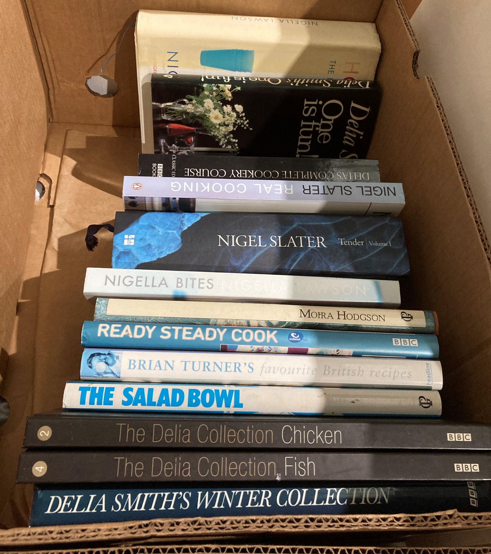 Contents to two boxes - approximately thirty assorted books on cooking and gardening by Alan - Image 3 of 3