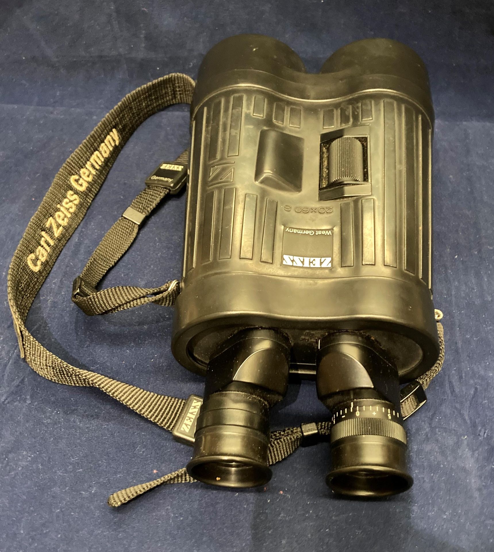 A pair of Zeiss 20x60s made in West Germany binoculars (no case) (Saleroom location: S3 GC1)