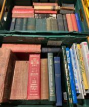 Contents to two crate - forty books - directories, warfare, naval history, etc.