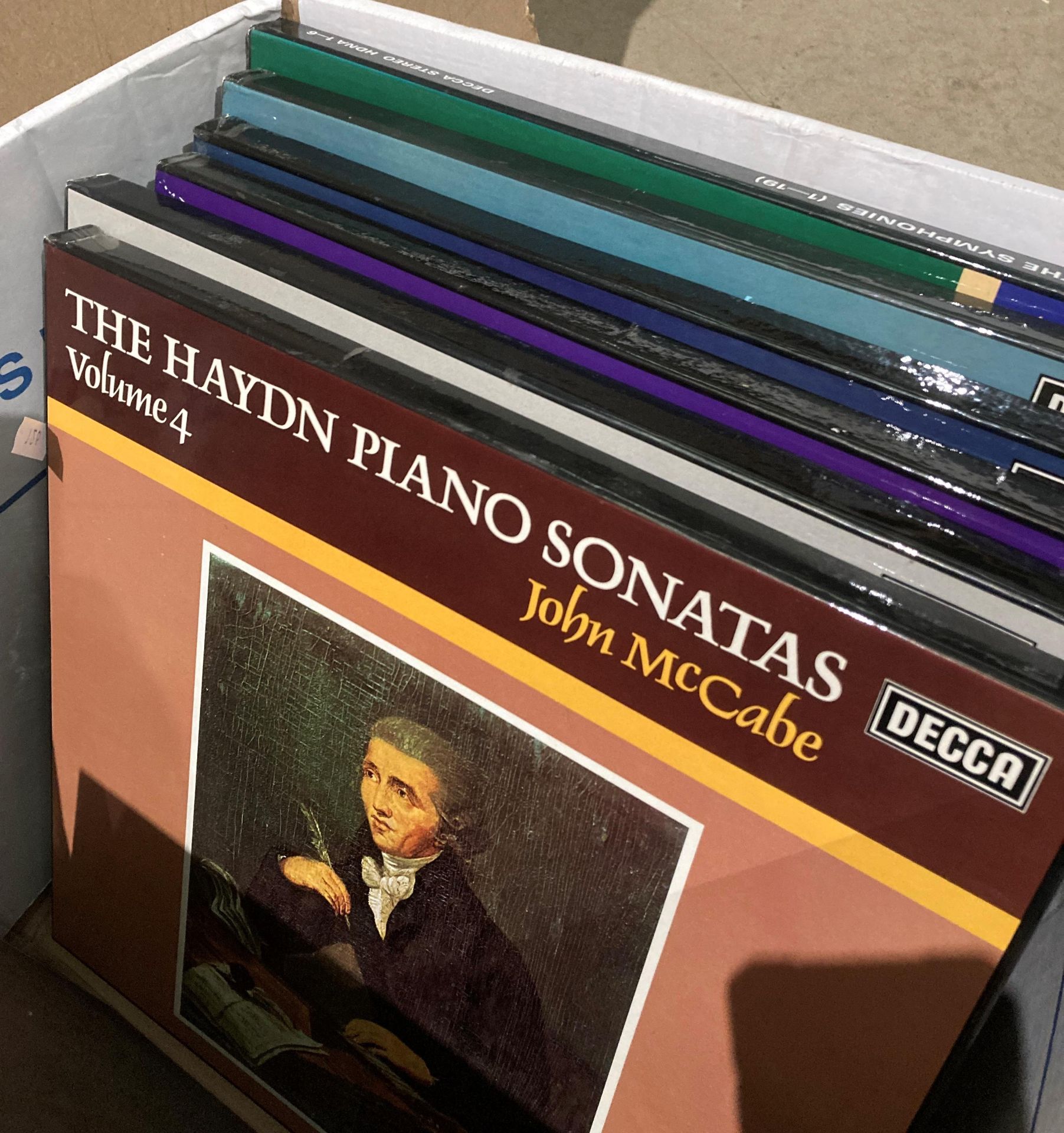 Contents to two boxes - 28 assorted classical LP box sets including Hayden, Chopin, Dvorak, Handel, - Image 4 of 4