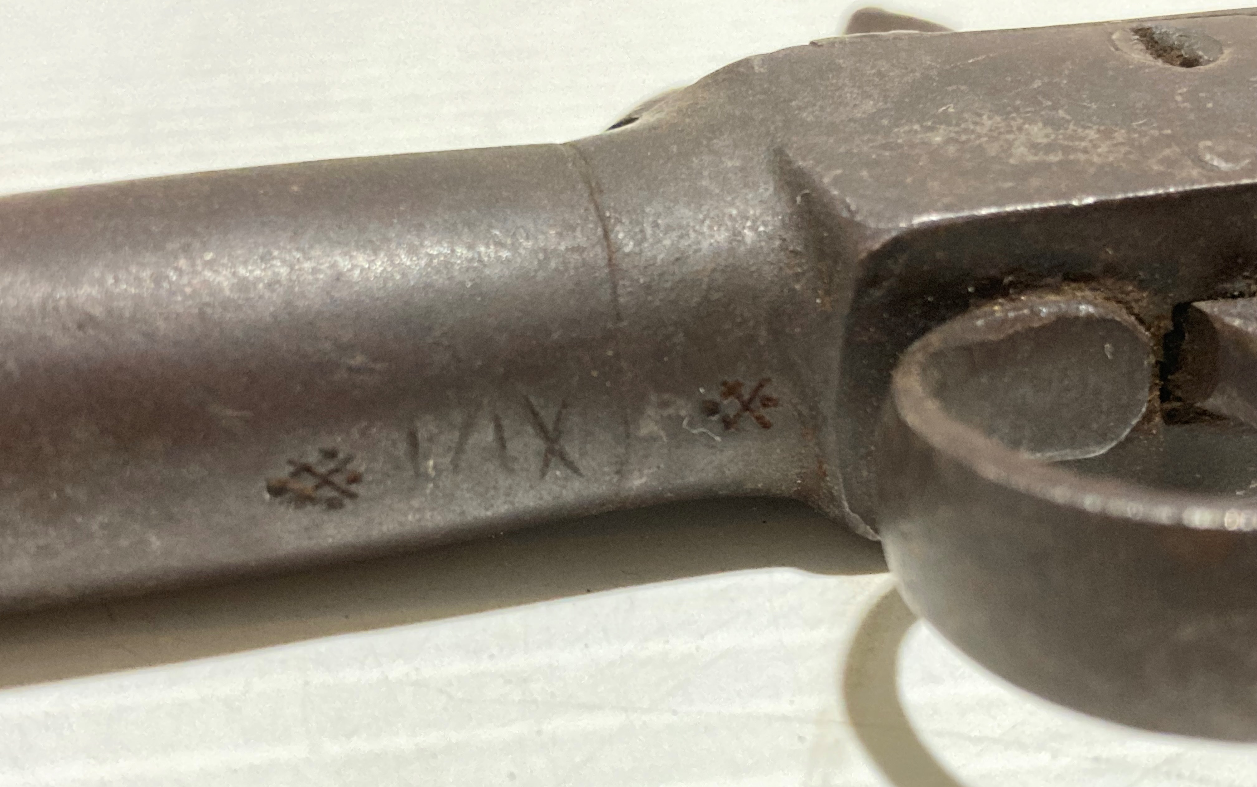 Antique percussion pocket pistol with stamp to underside of barrel, - Image 3 of 5