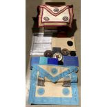 Masonic Regalia, Books Letters etc.