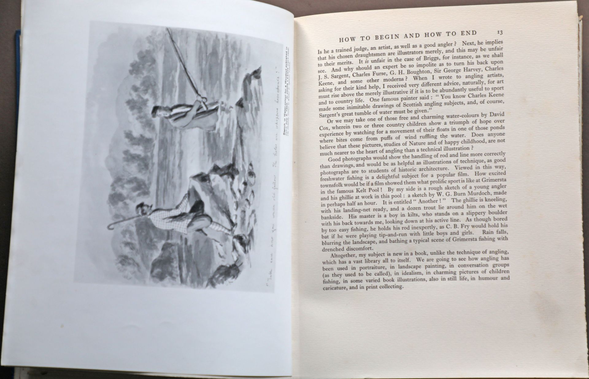 Angling in British Art, W Shaw Sparrow, The Bodley Head, 1st ed 1923, demi 4to, blue cloth, - Image 6 of 10