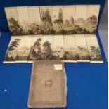 A boxed Myriorama collection of landscapes designed by Mr Clark, published London Samuel Leigh,