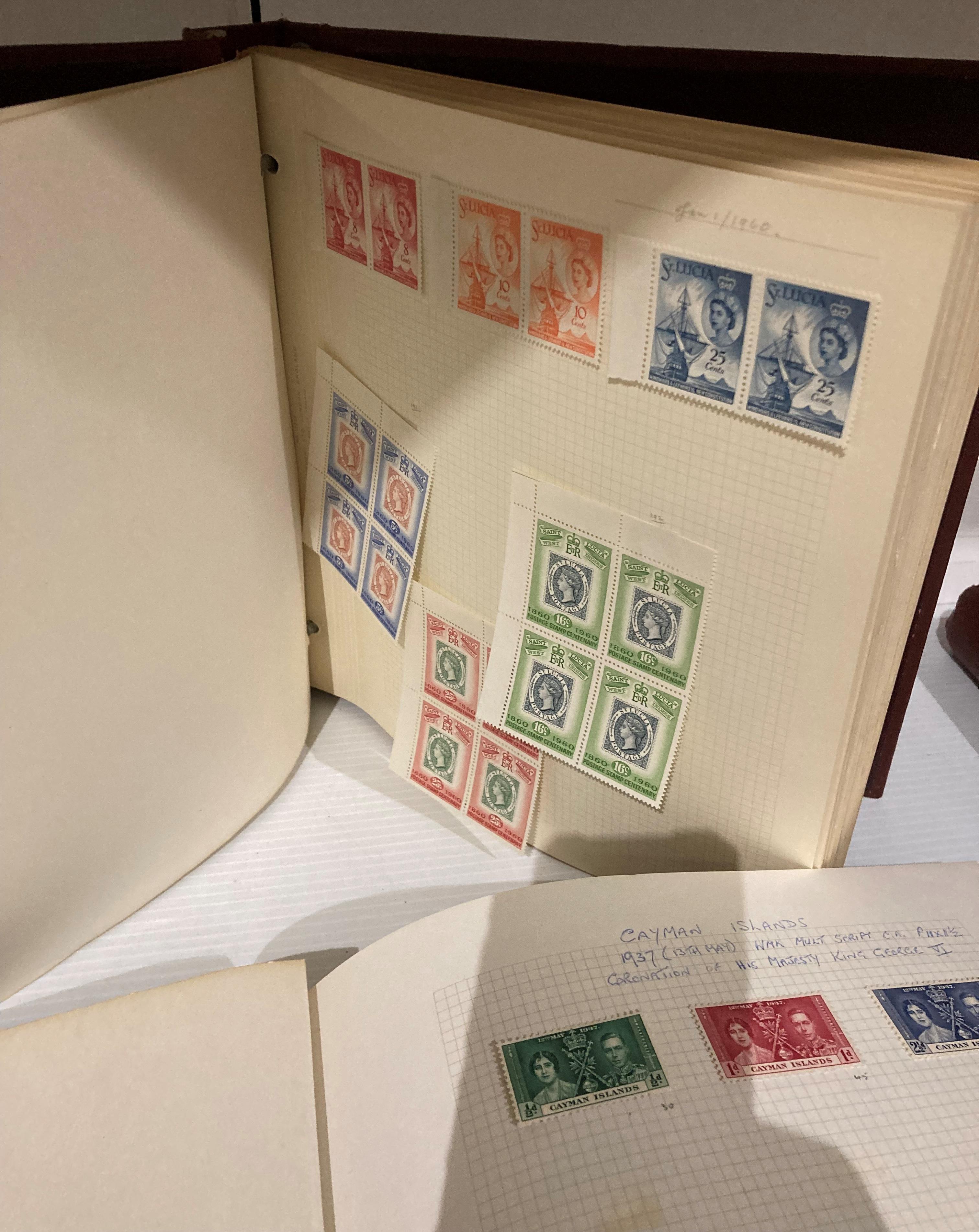 Contents to crate - eleven stamp albums - various countries (Saleroom location: S1T1) - Image 5 of 6