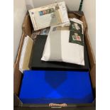 Contents to box - large quantity of assorted used stamps - various countries (Saleroom location: