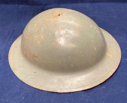 World War I/II Doughboy combat helmet and chin strap (Saleroom location: S3 QC06)