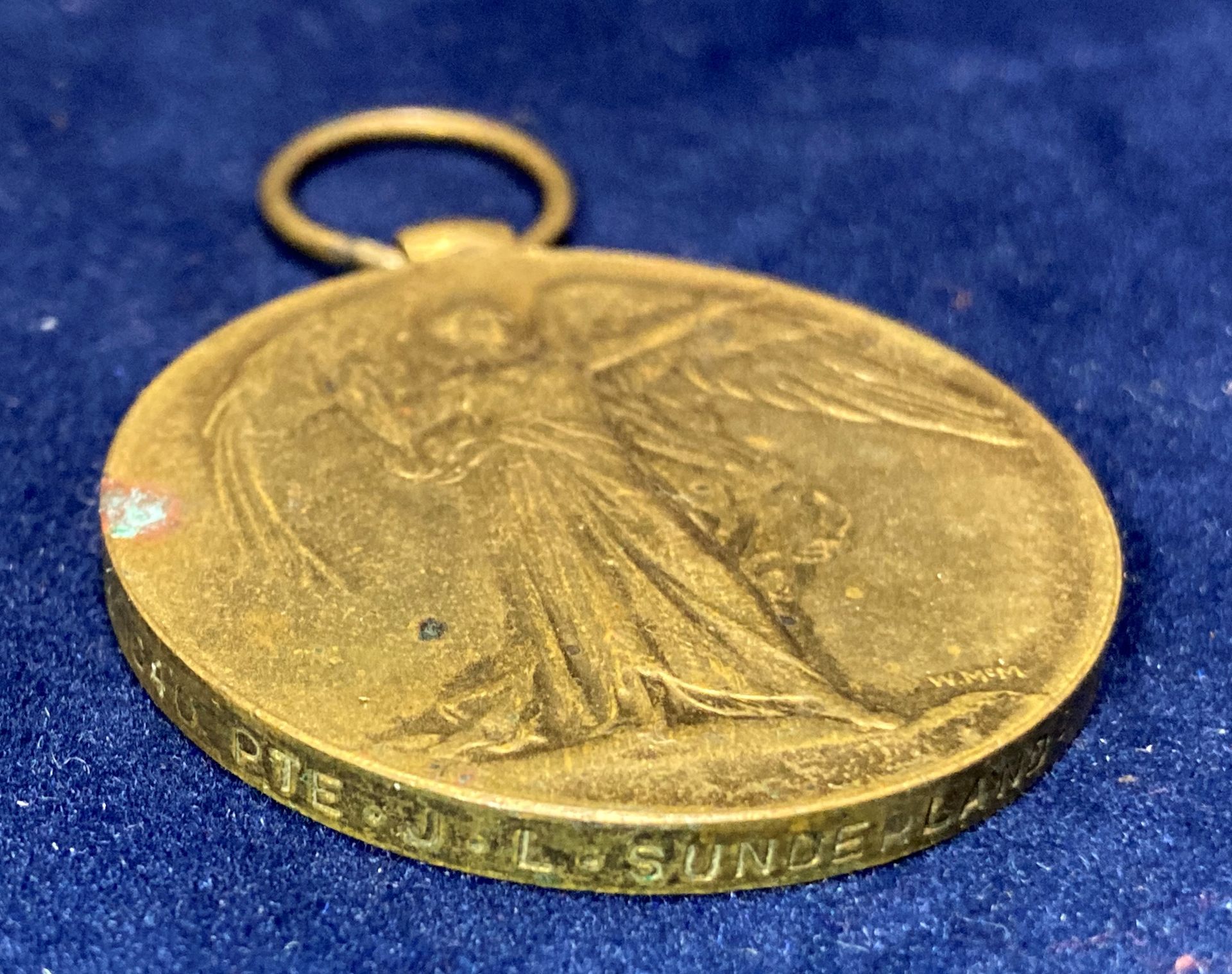 1914-1919 Victory Medal to 30640 Pte J L Sunderland W Riding R, George V Coronation Medal, - Image 2 of 2