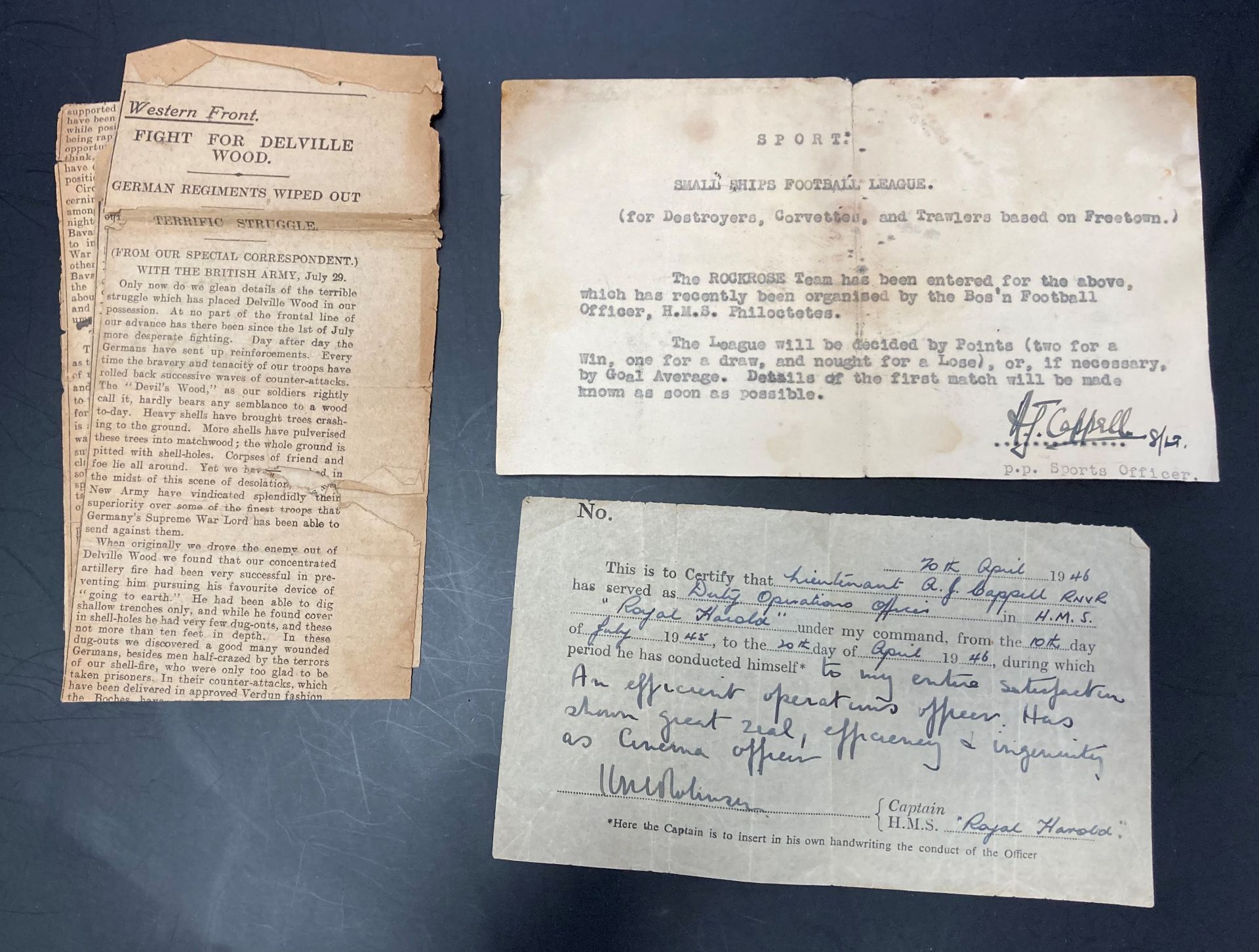 WW2 Atlantic Group with Original documents to an Officer in the Royal Naval Volunteer Reserve plus - Image 11 of 17