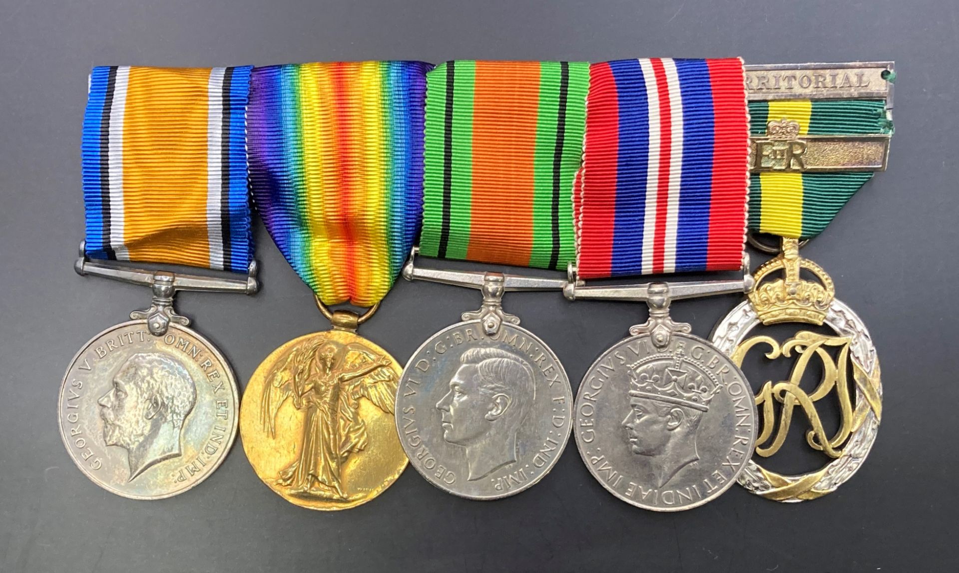 WW1 & 2 Group RNVR & RASC to H. Percival. British War Medal, Victory Medal (M.Z. 4417 H. PERCIVAL.