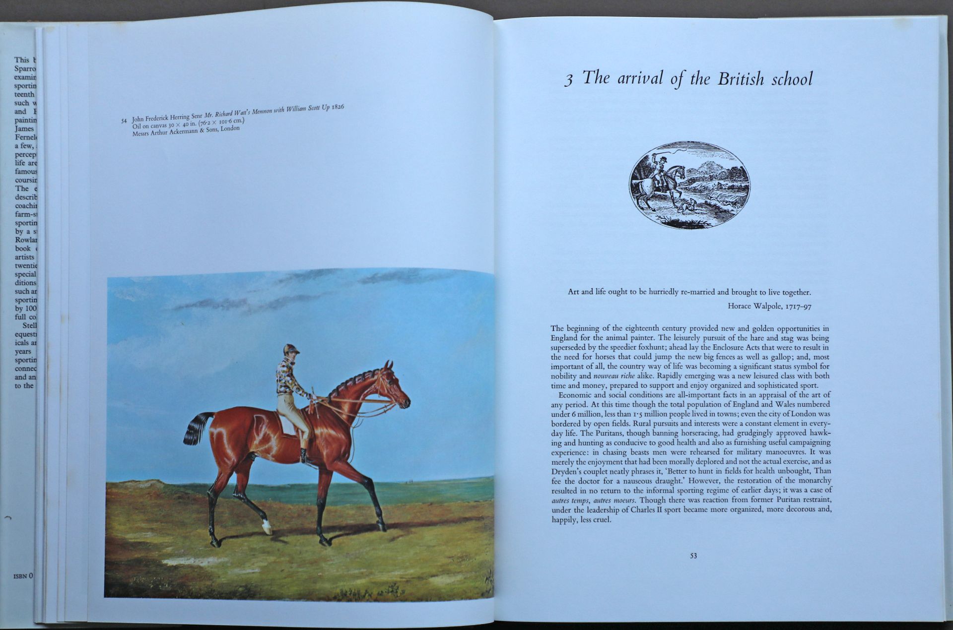 Sporting Art England 1700-1900, Stella A Walker, 1st edition, 1972, Studio Vista, - Image 9 of 30