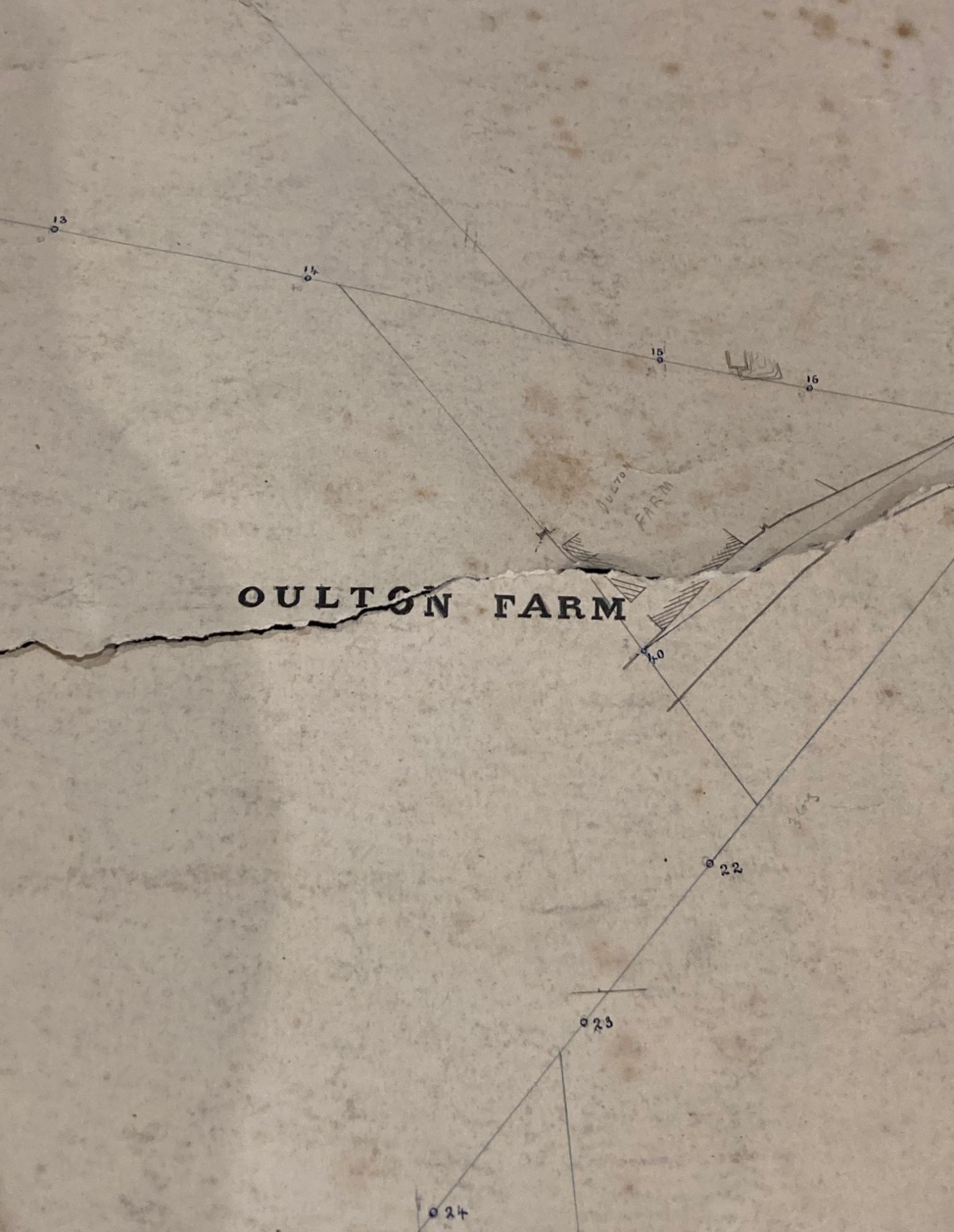 Draft Survey showing connection between Spencer Pit and the village of Oulton, - Image 3 of 7