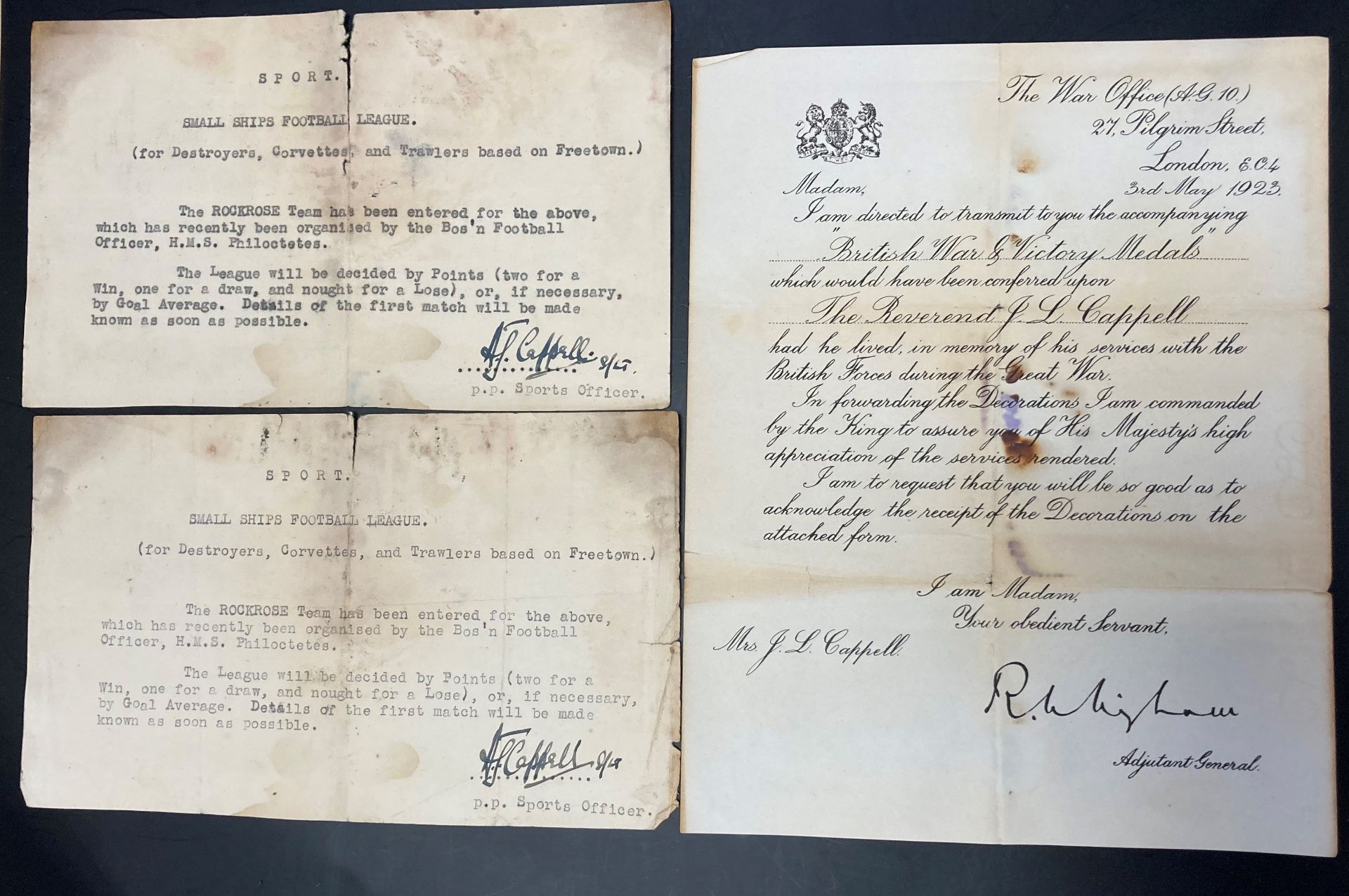 WW2 Atlantic Group with Original documents to an Officer in the Royal Naval Volunteer Reserve plus - Image 13 of 17
