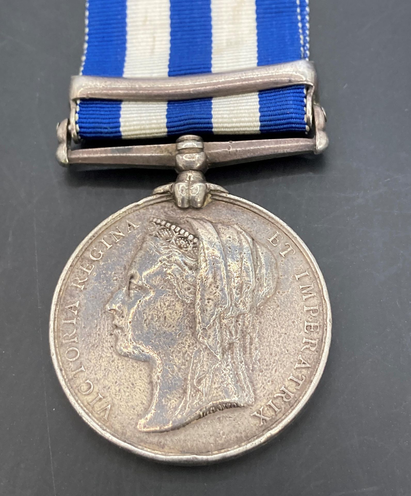 Egypt 1884 Medal with clasp The Nile 1884-85 and ribbon named to 873 Pte D Young Cam'n Highs - Image 2 of 3