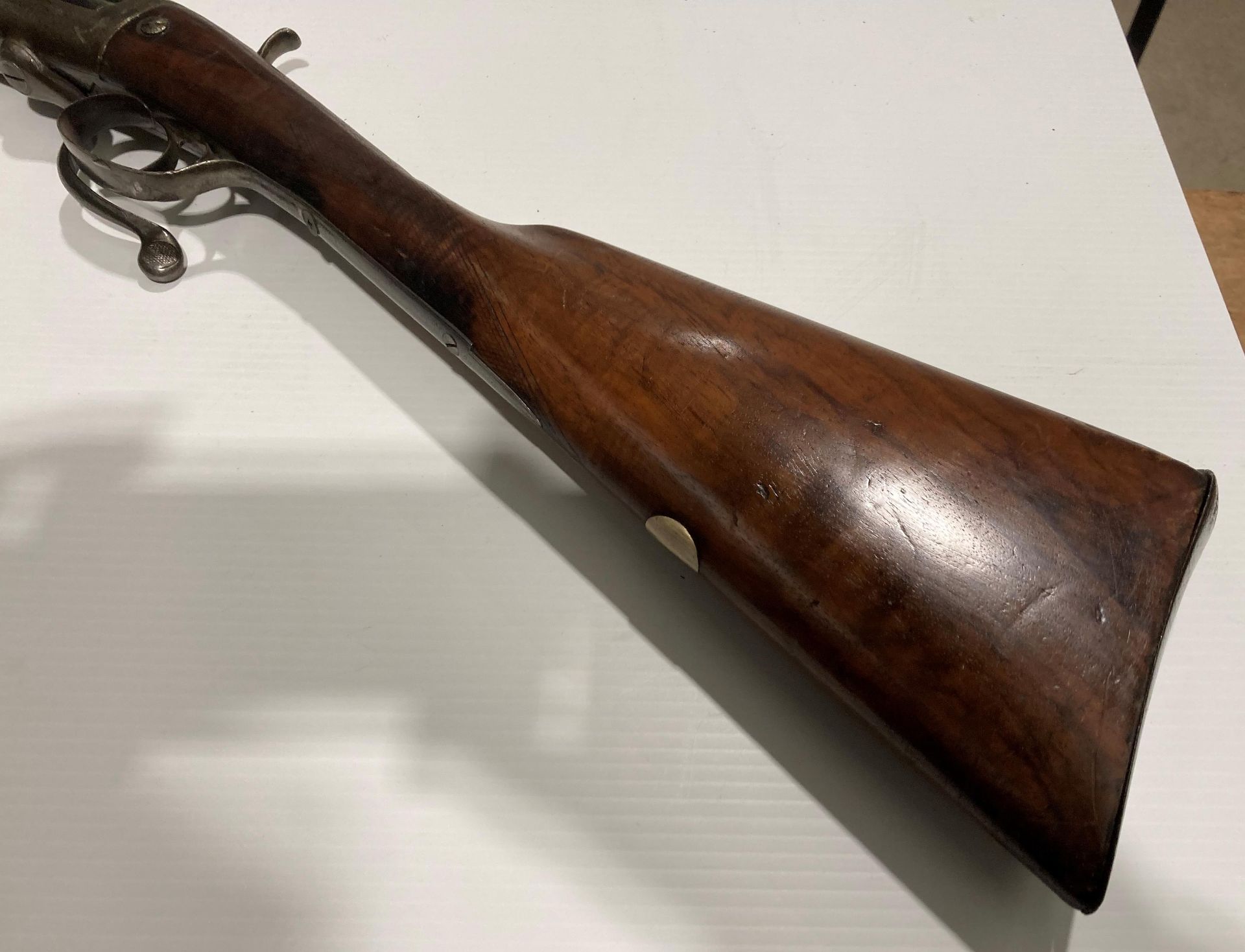 A 19th Century single-shot 12-bore shotgun (deactivated), - Image 4 of 5