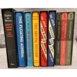 Folio Society - Nine books all in cases including three book set 'The Locked Room Mysteries' -