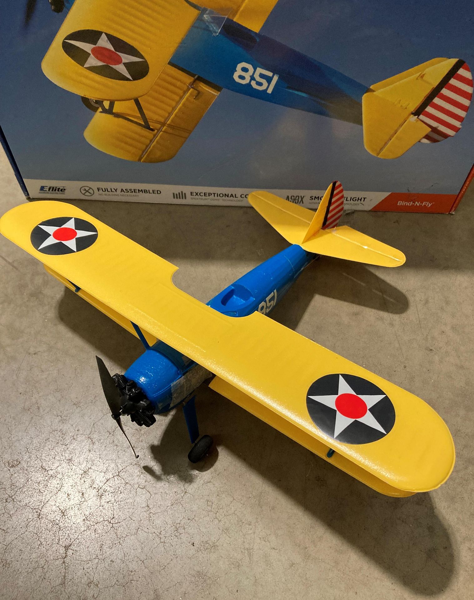 Horizon Hobby UMX PT-17 Bind-N-Fly model aeroplane in box (Saleroom location: S2 Ent rack) - Image 2 of 2