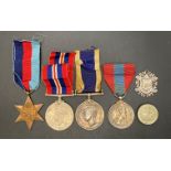 A 1939-1945 Star, War Medal, Royal Navy Long Service Medal GVi to Ply.