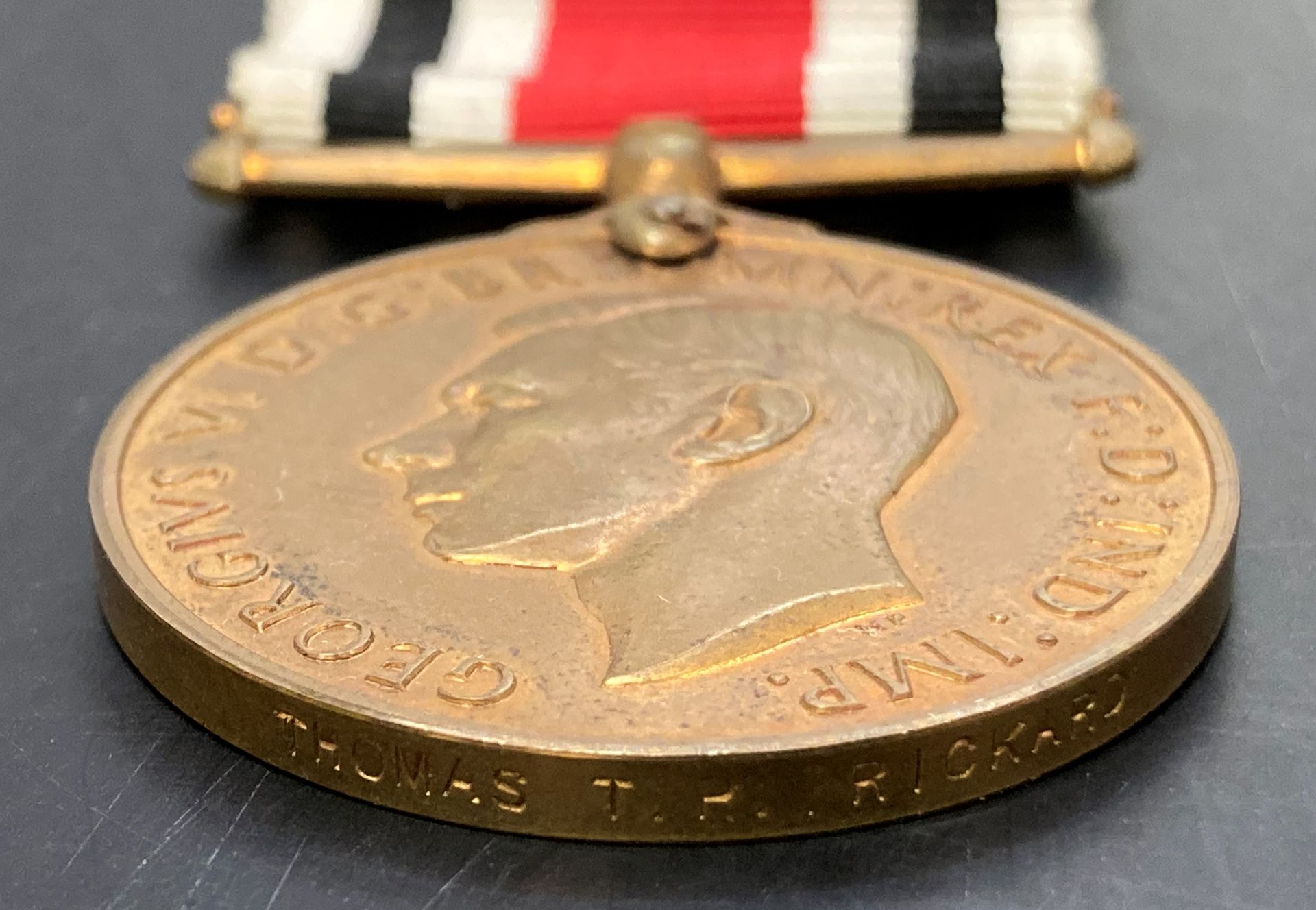 1939-1945 Defence Medal with ribbon and Special Constabulary Faithful Service Medal (George VI) to - Image 3 of 3