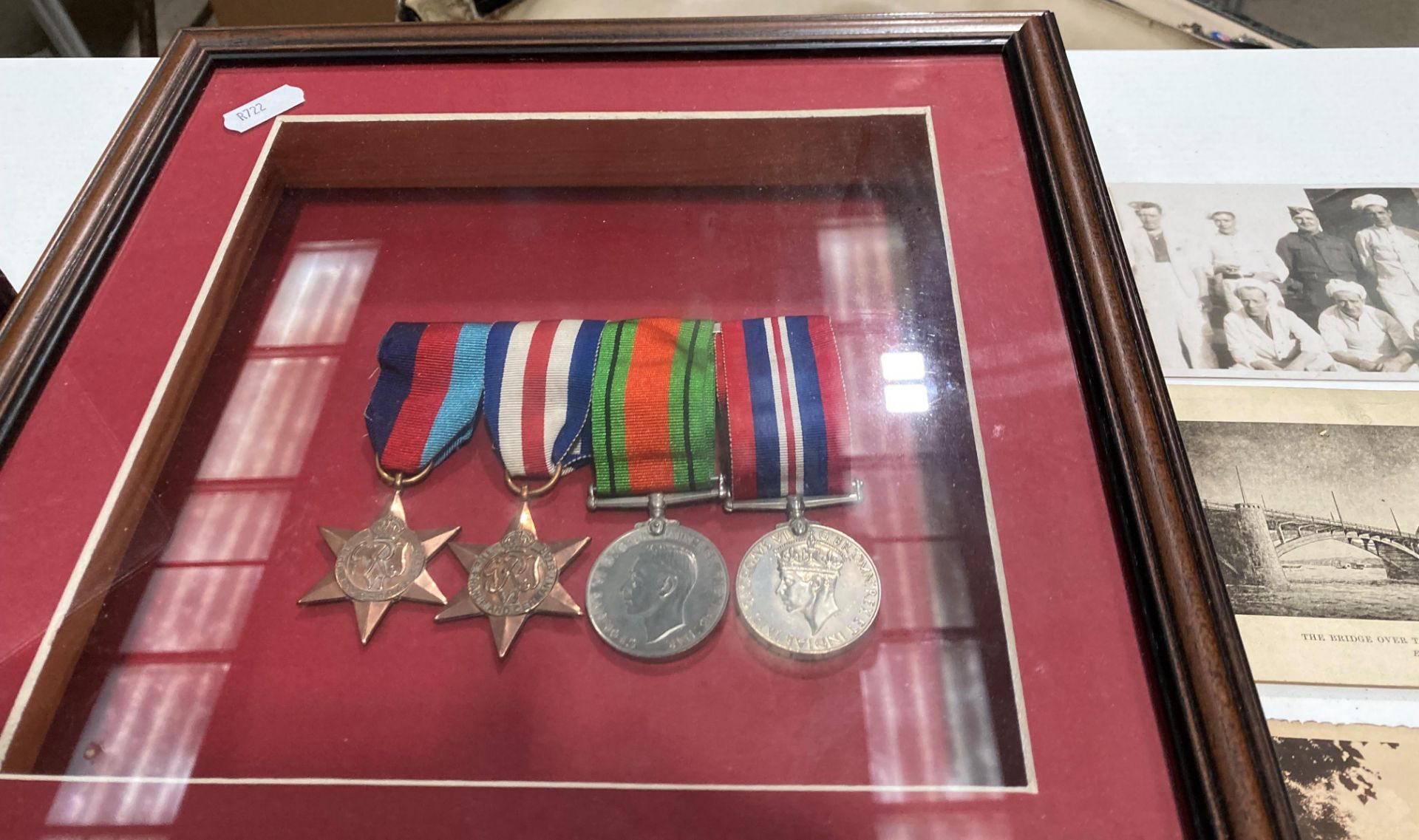 A set of four Second World War medals in case - Defence Medal War, - Image 2 of 4