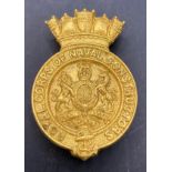 Royal Corps of Naval Constructors Gilded Lapel Badge named to W.T. DAVIS 136.