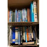 Contents to two boxes - 33 books mainly maritime,