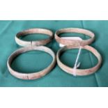 Set of four bronze early Chinese bangles (saleroom location: S1)
