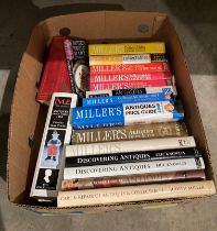 Seventeen assorted antique books including ten Miller Guides and others (saleroom location: S1