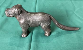 Vintage cast iron dog Nutcracker,