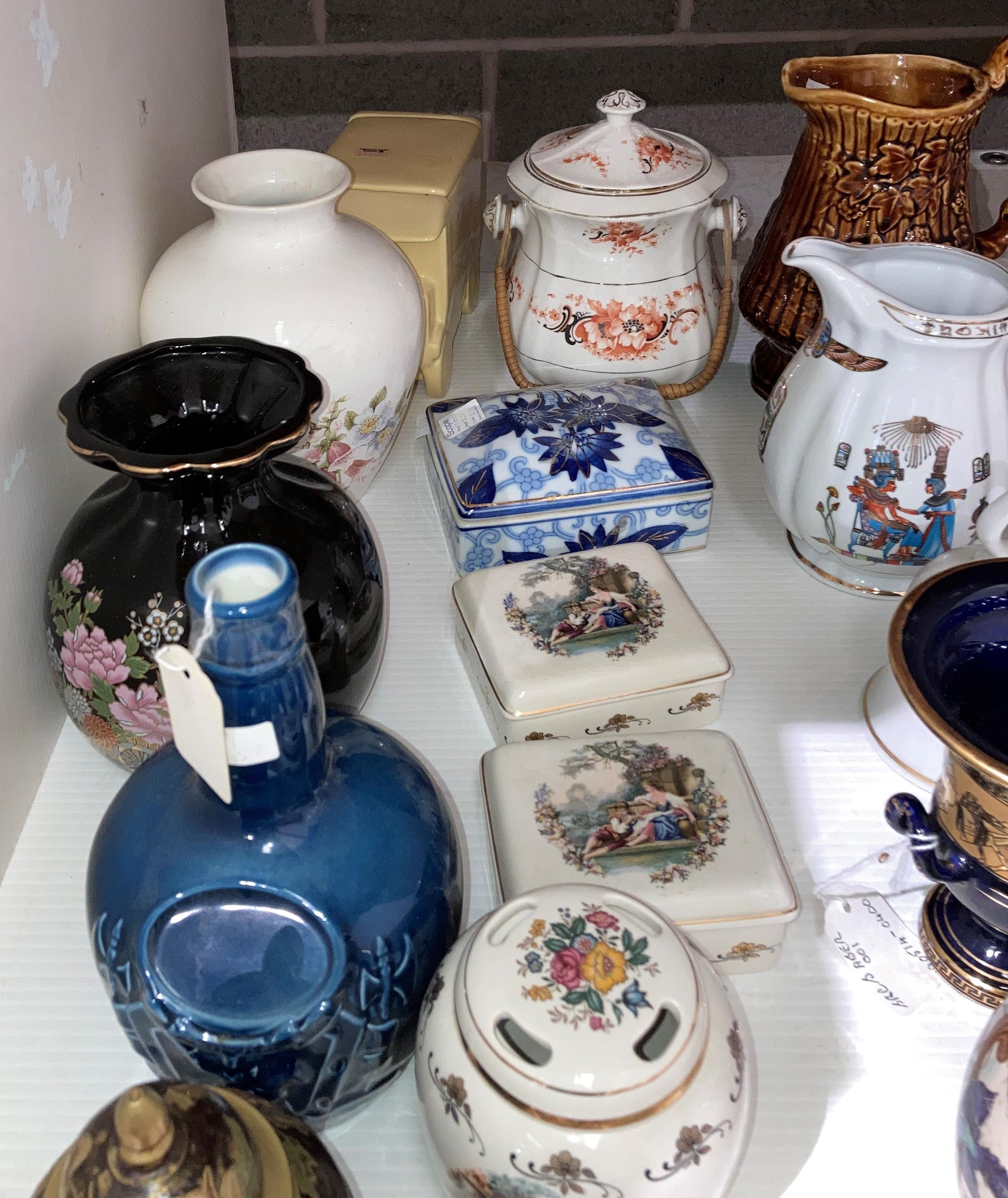 Contents to part of rack - twenty-six assorted ceramic items - including jugs, ginger jar, vase, - Image 2 of 3