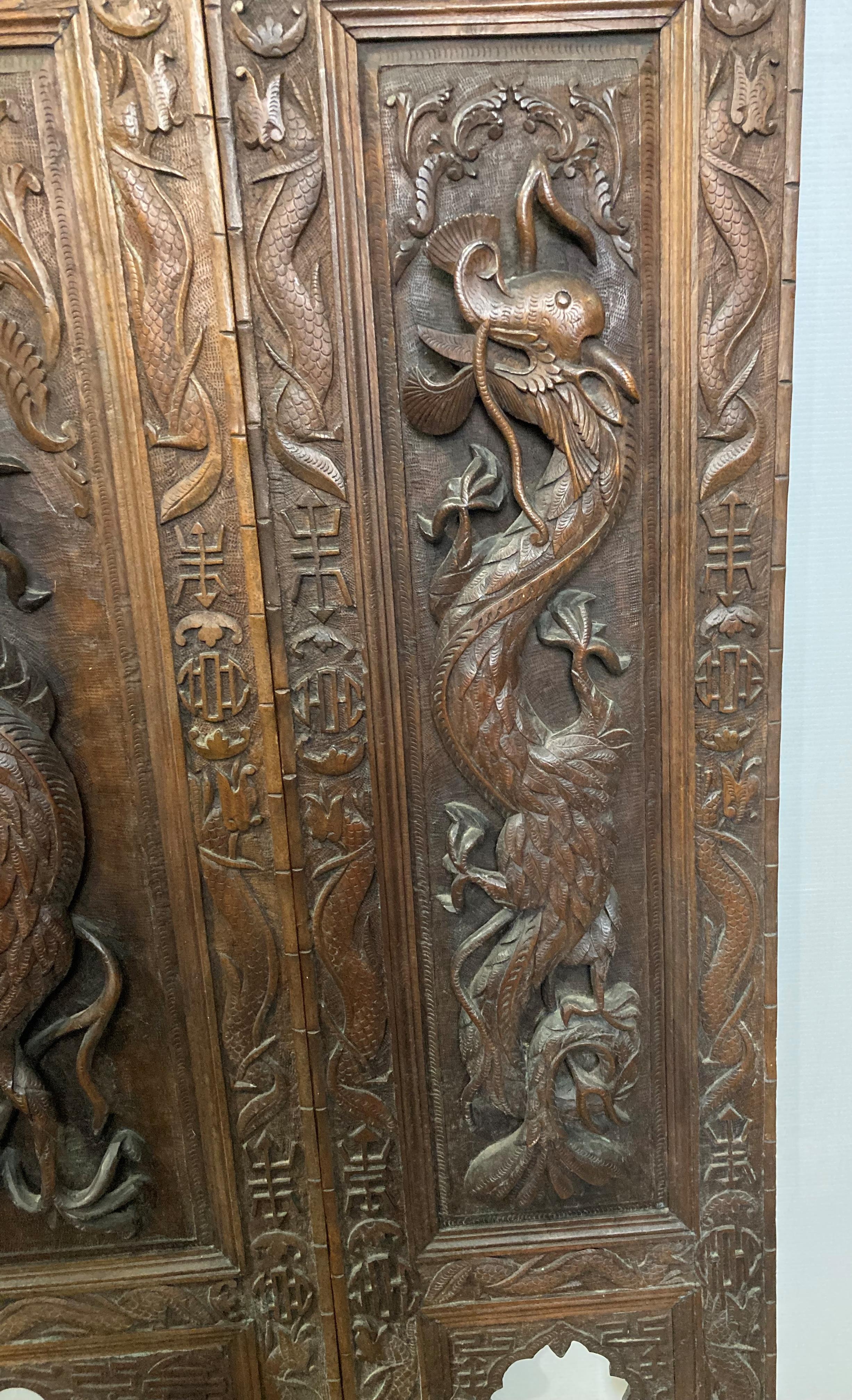 An antique Oriental padouk, - Image 4 of 8