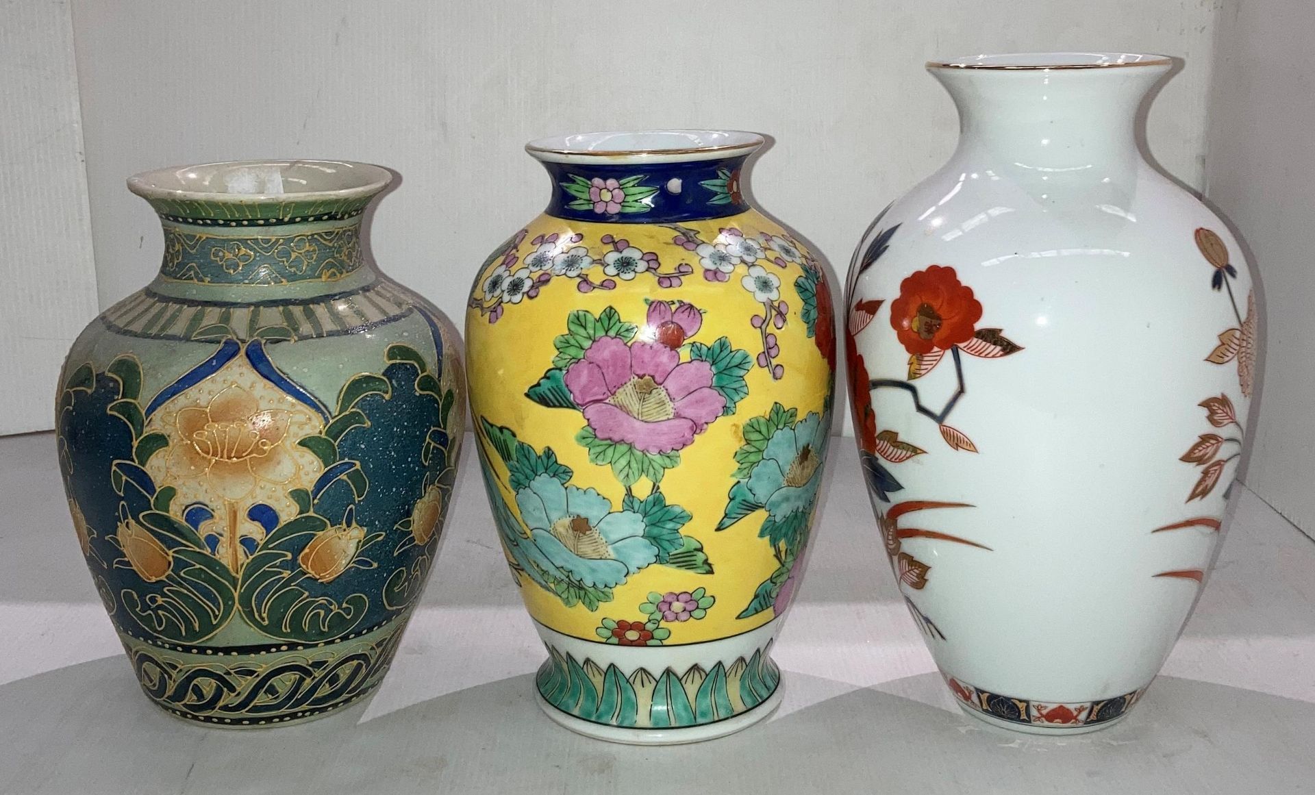 Three assorted hand-painted Oriental jars (saleroom location: S1QA04) - Image 2 of 3
