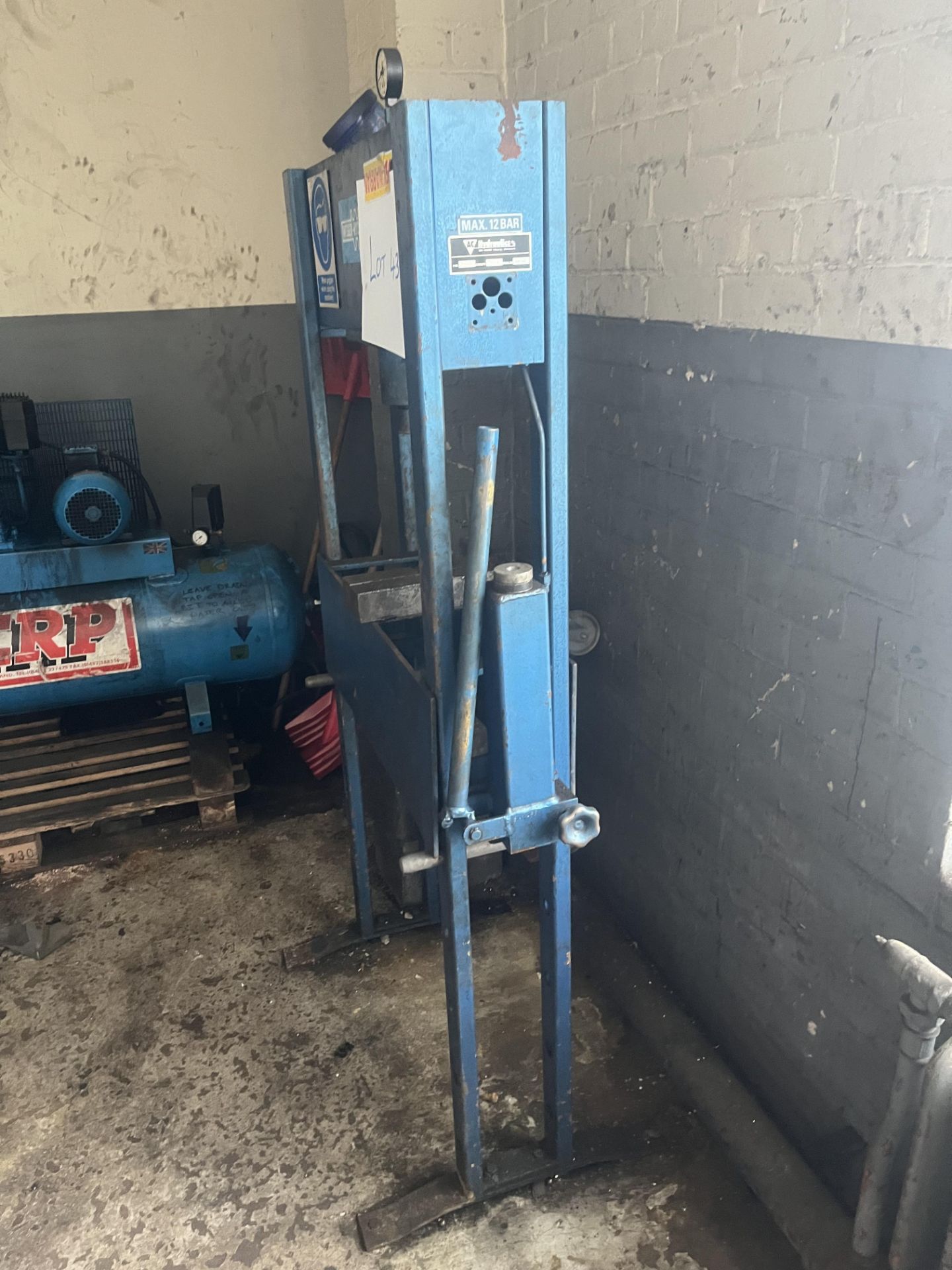 Weber hydraulic press, - Image 6 of 8
