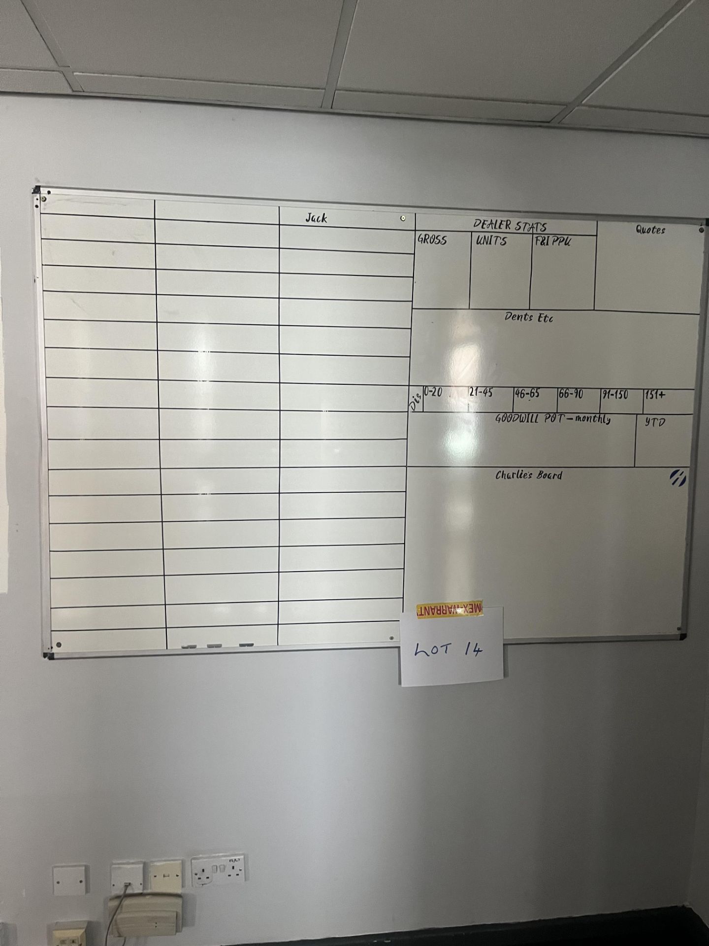 Two large whiteboards - Image 3 of 6