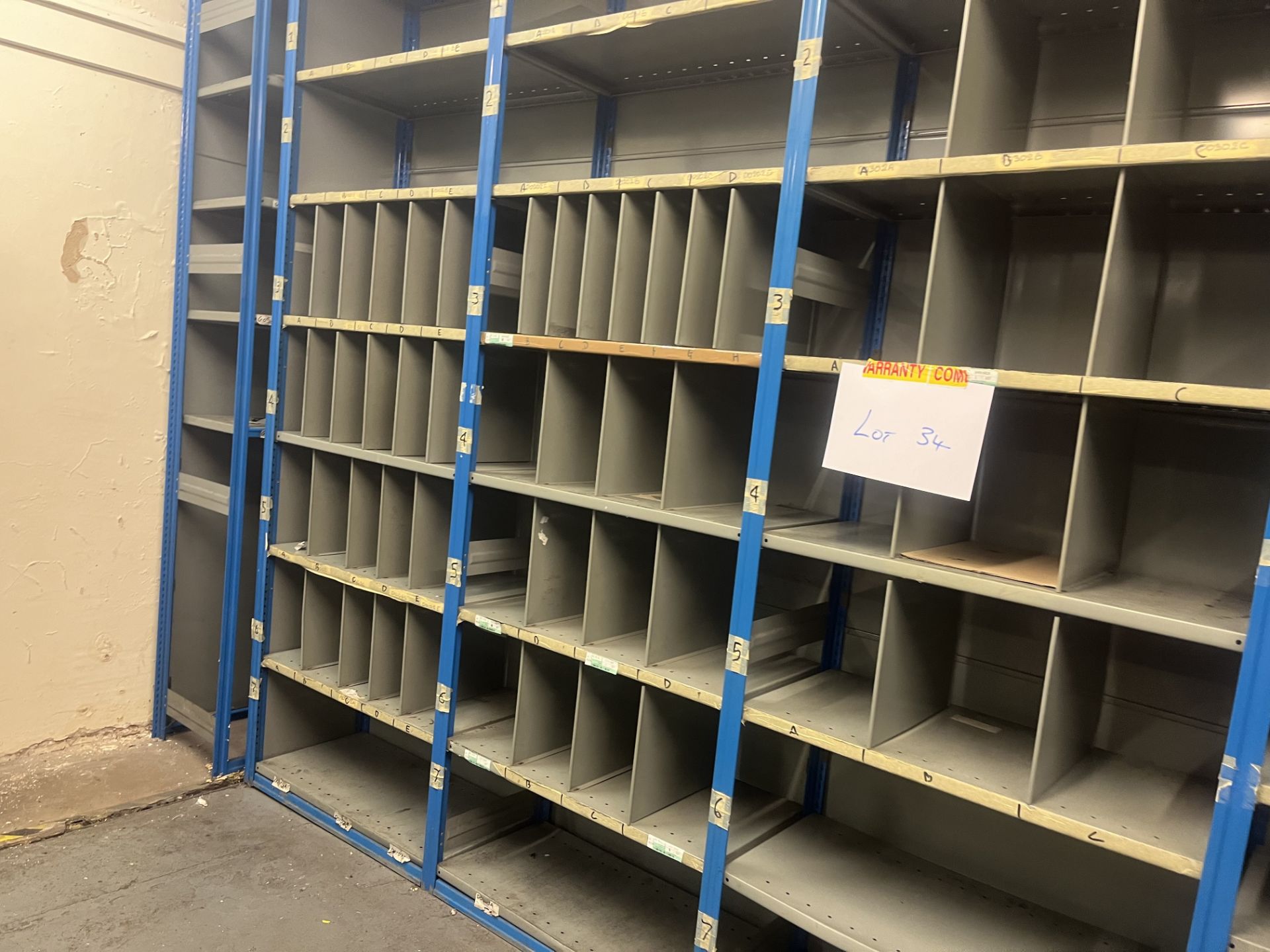 Large section of metal racking - Image 5 of 8