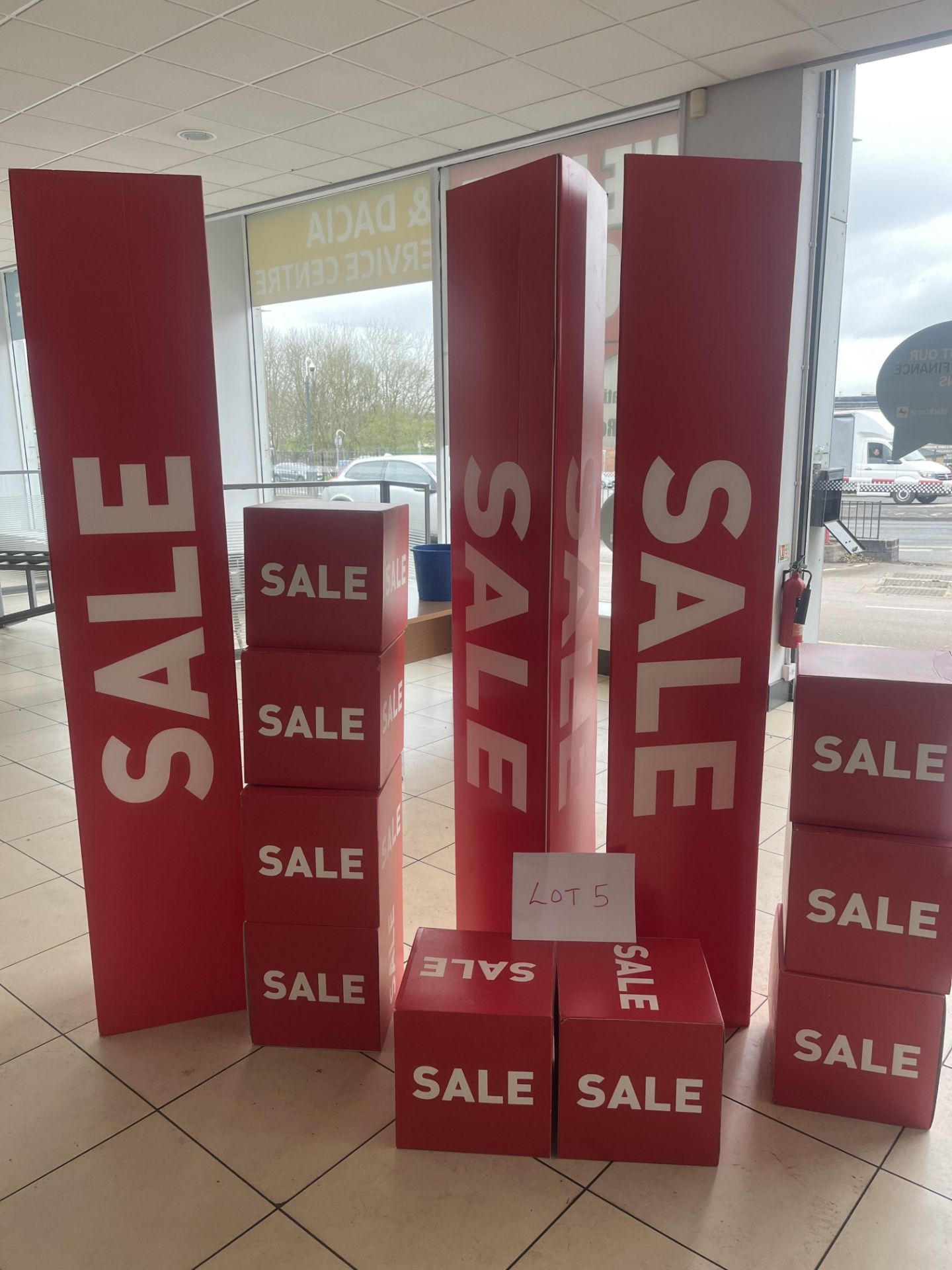 Sale display items