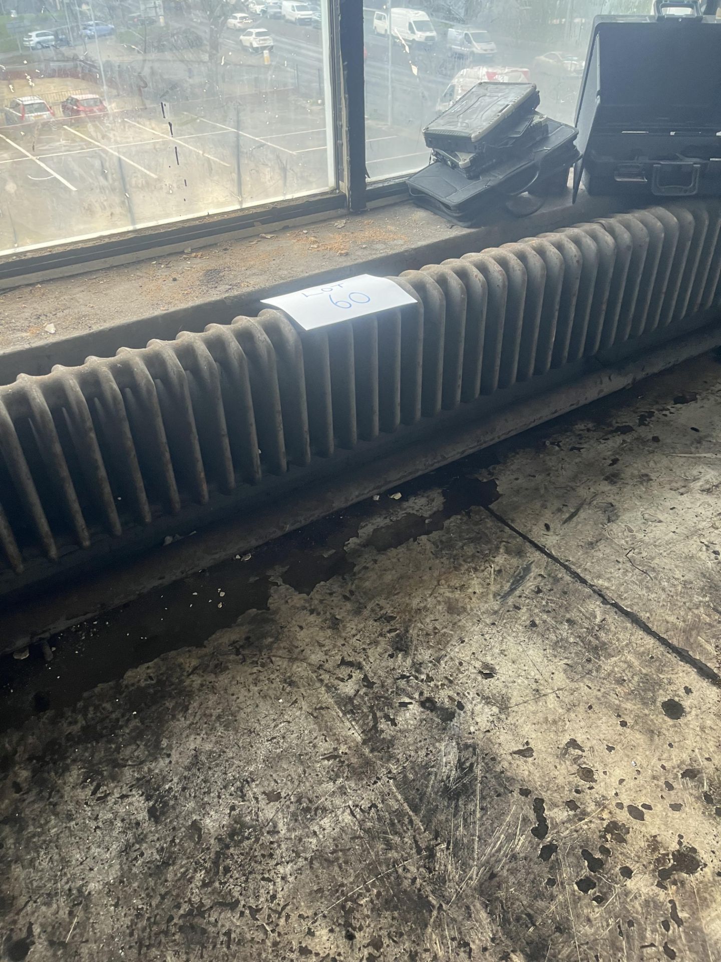 Architectural salvage: large industrial radiator (Please note the successful bidder will be