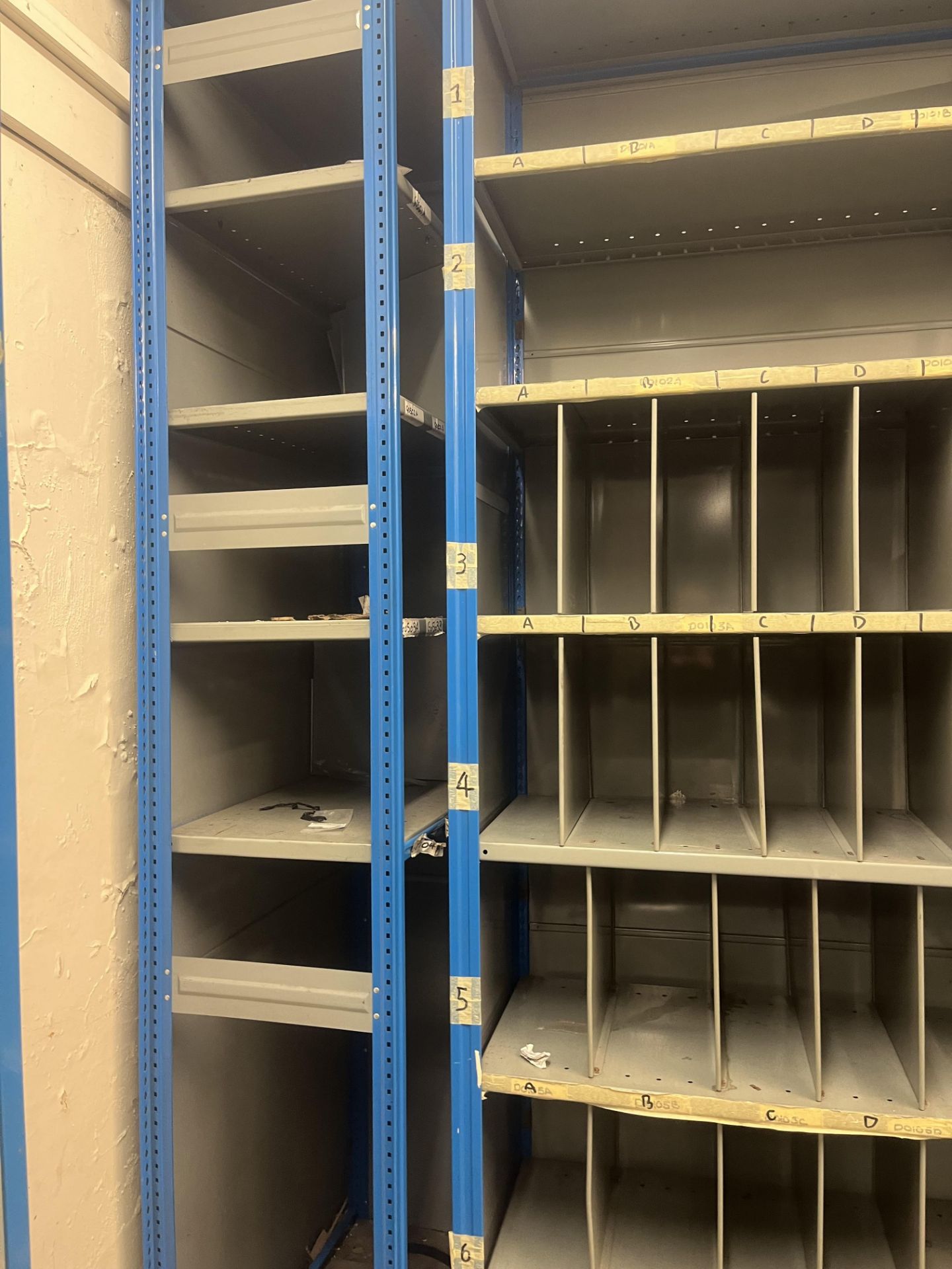 Large section of metal racking - Image 6 of 8