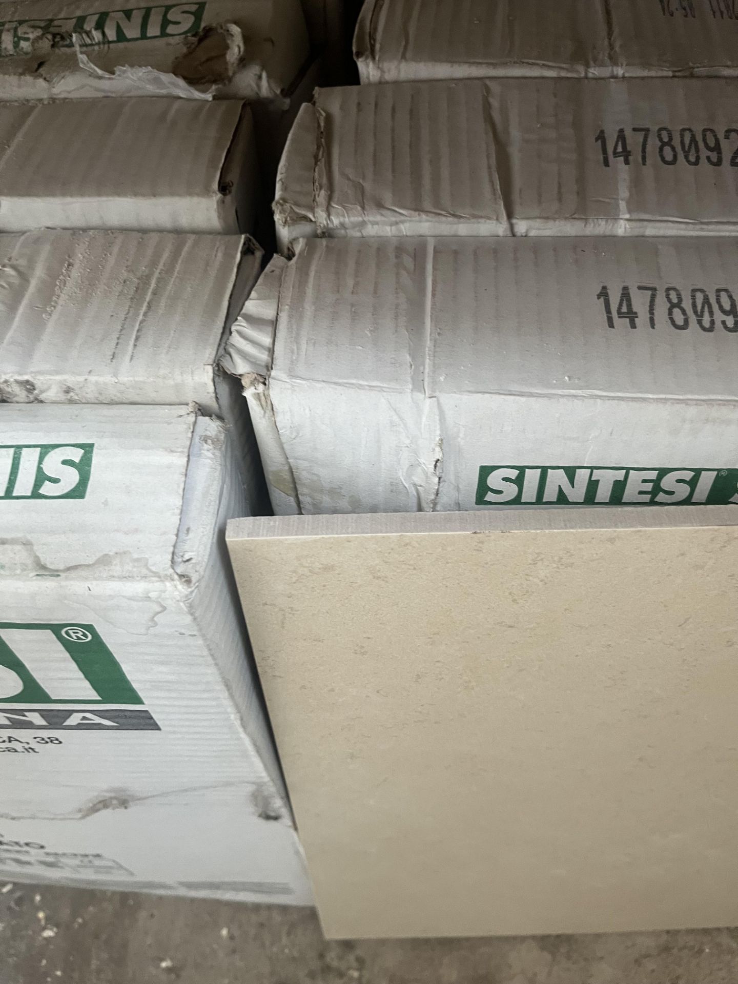 13 boxes of 18" x 18" (45cm x 45cm) Sintesi tiles (7 tiles per box), - Image 3 of 8