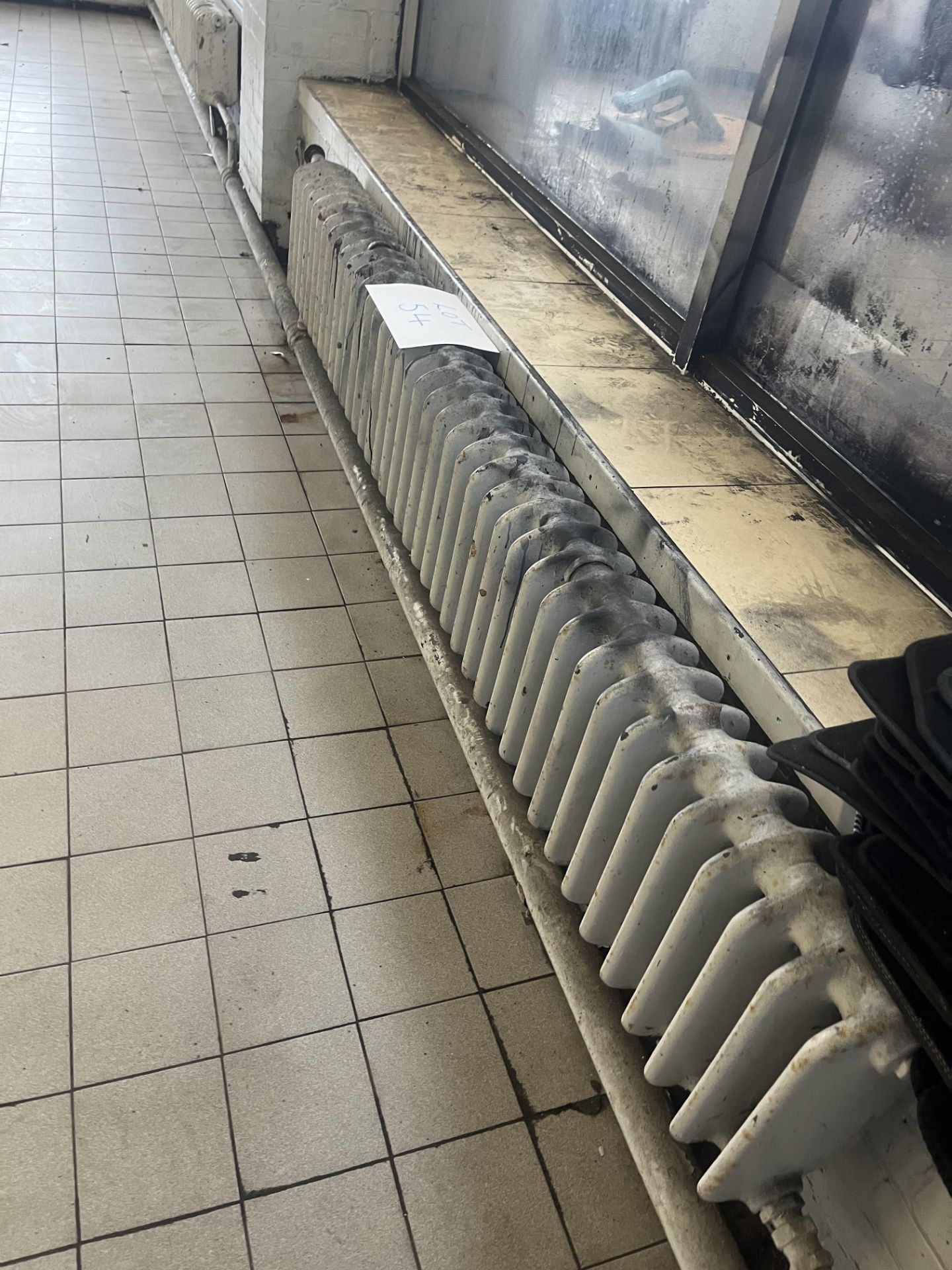 Architectural salvage: large industrial radiator (Please note the successful bidder will be