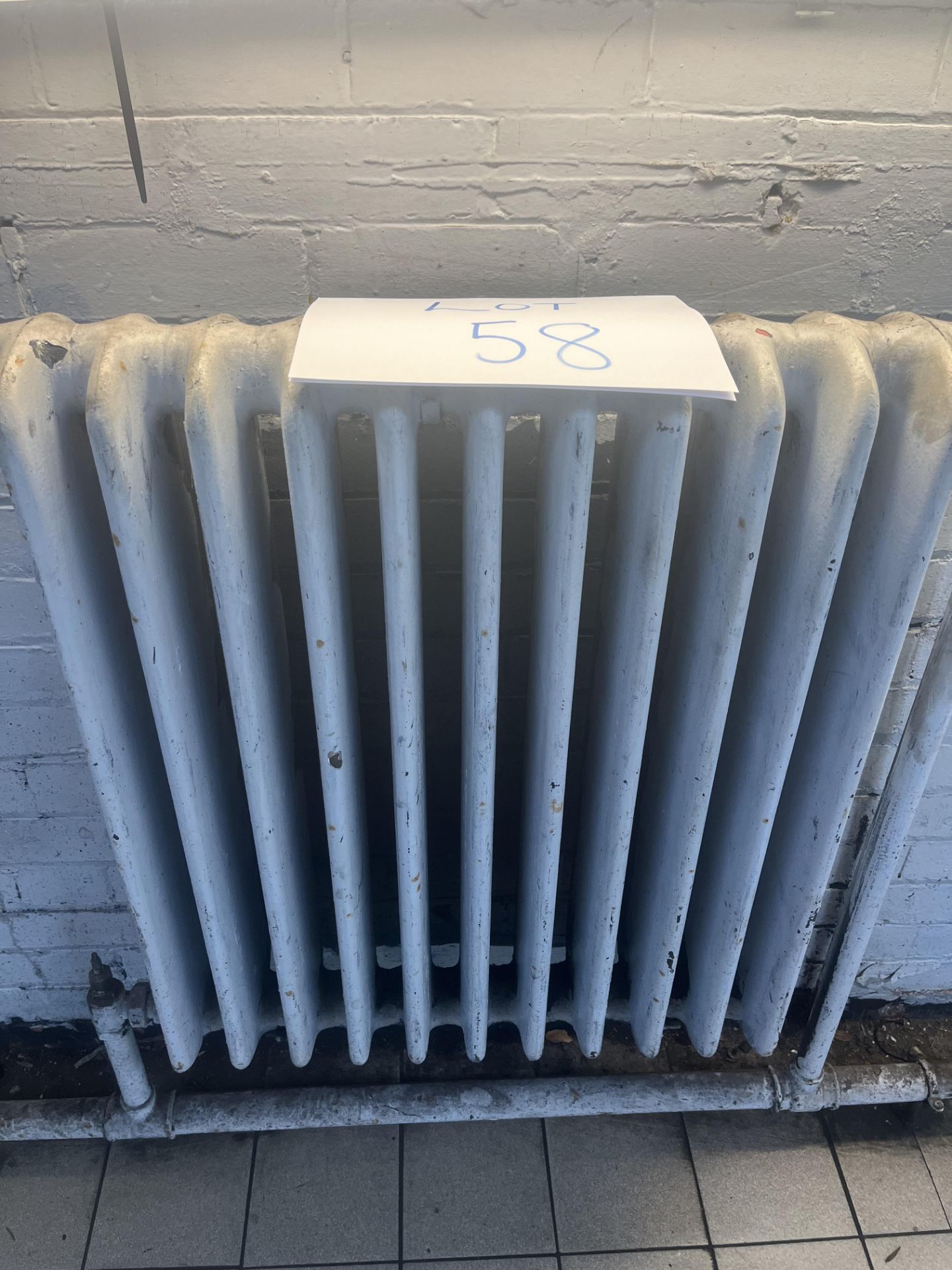 Architectural salvage: medium industrial radiator (Please note the successful bidder will be