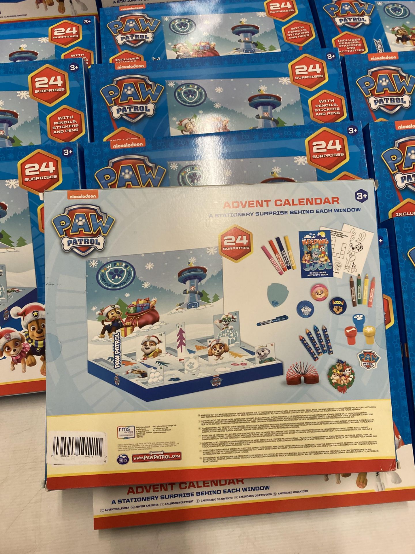 24 x Paw Patrol Advent Calendars with 24 x Surprise Stationery Gifts (saleroom location: Cage S/T) - Image 2 of 3