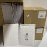 4 x boxes of 50 Royal Mail Jiffy size 4 white packet peel & seal bubble envelopes (saleroom