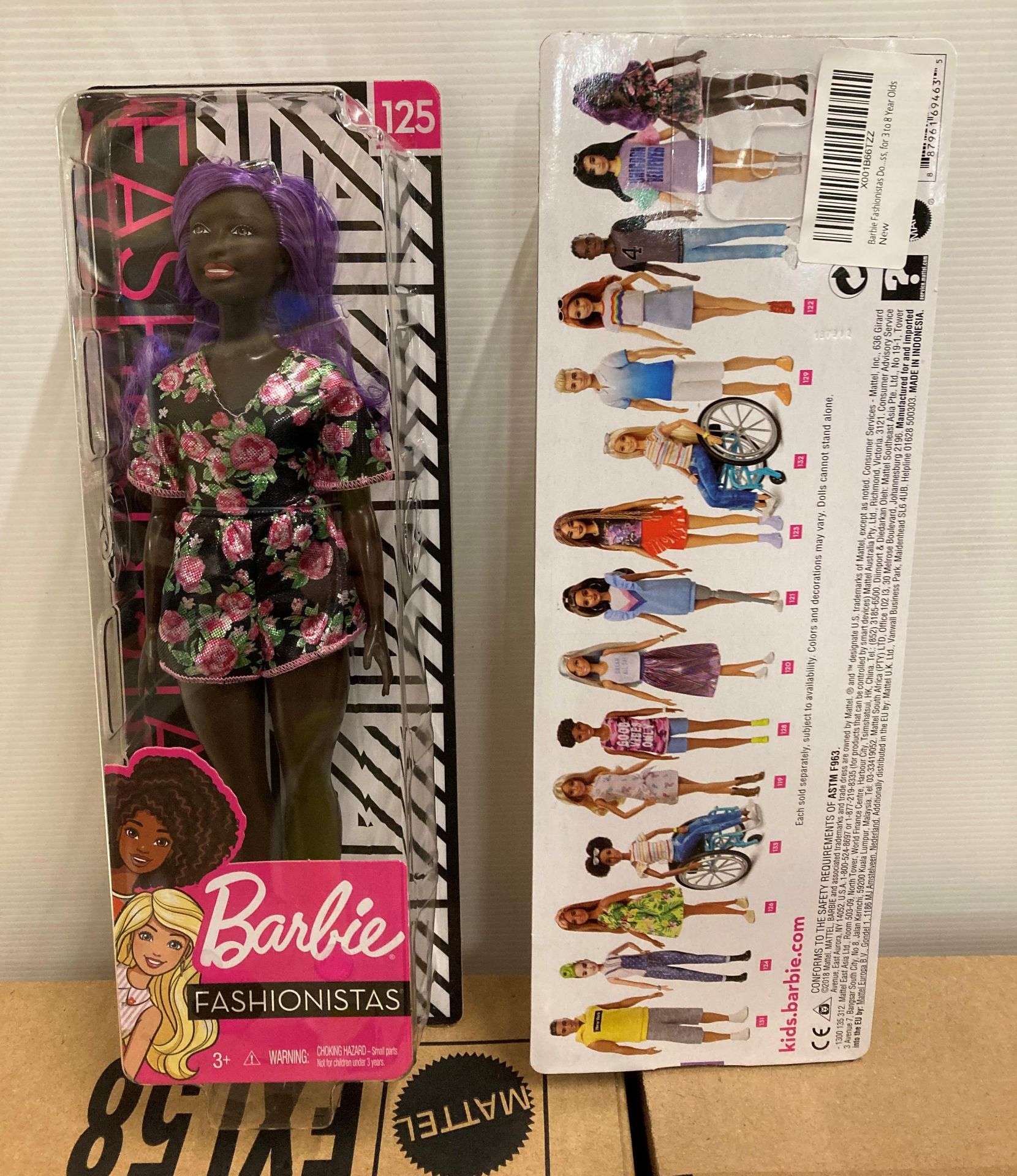 24 x Barbie Fashionistas Dolls (6 x outer boxes) (saleroom location: M08) Further - Image 2 of 2
