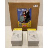 OK Baby Wind-Stop protector and 2 x Burley car seat adaptors (saleroom location: L07)