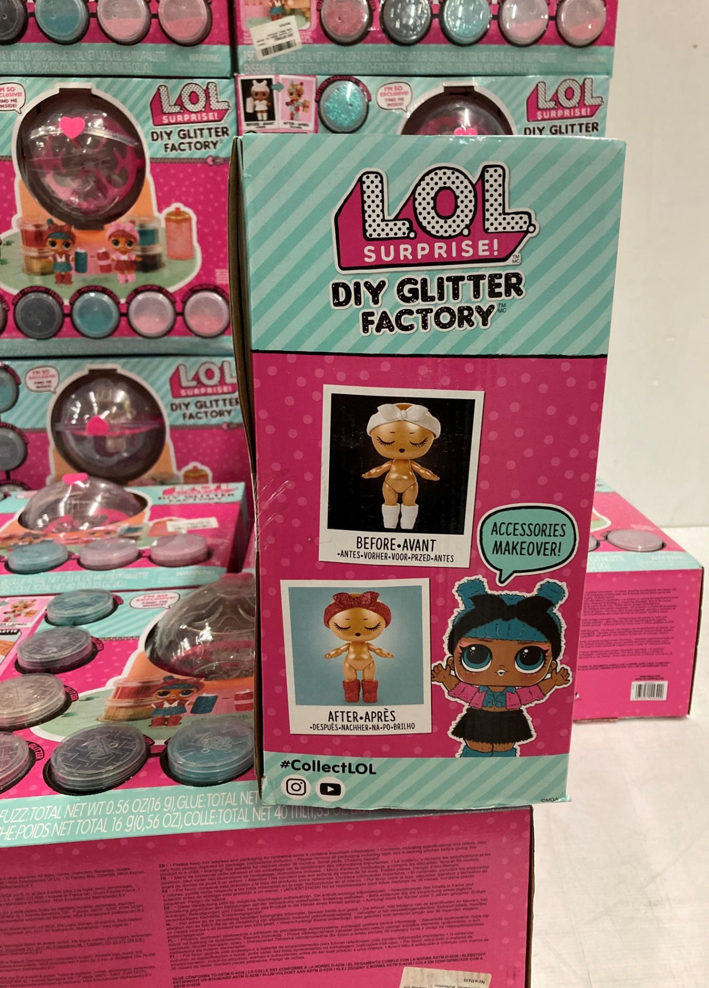 10 x LOL Surprise DIY Glitter Factory sets RRP £54. - Image 5 of 5