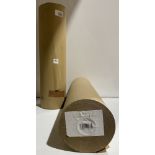 2 x rolls brown kraft paper 750mmx250mm MA14575 (saleroom location: G08)