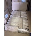Contents to 4 x large boxes - Marked 'Wooden Cutlery and a large quantity of Wooden Knives' (box