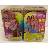 8 x Barbie Totally Hair doll and accessories (2 x outer boxes) (saleroom location: M06)