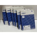 6 x packs of 100 sheets each A4 multi purpose label 199x289mm one label per sheet ((saleroom